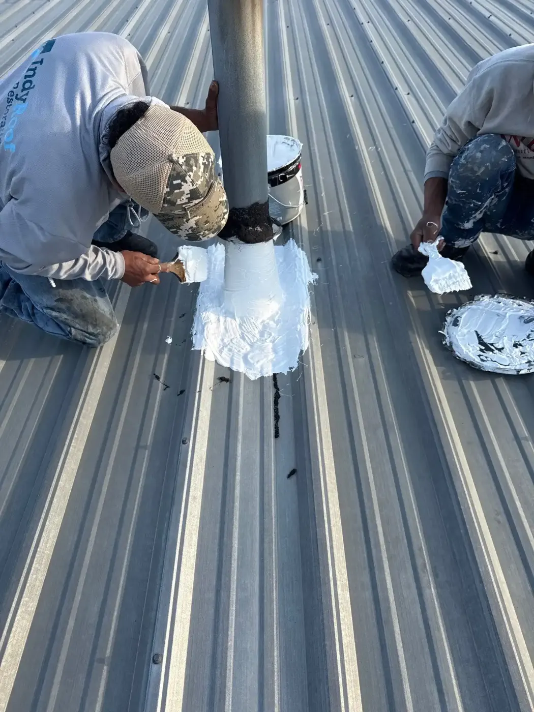 Flashing and seam work in Asherwood