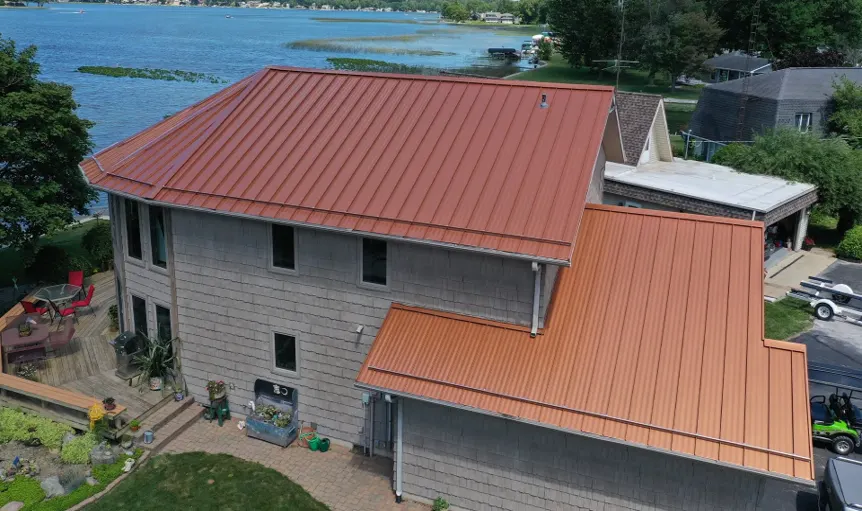 Tarping and dry-in on a Asherwood commercial roof